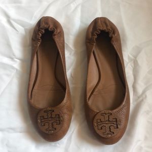 Tory Burch Leather Reva Flats